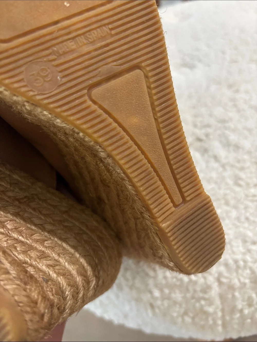 VISCATA BARCELONA ESPADRILLE WEDGES Size 39 made in Spain